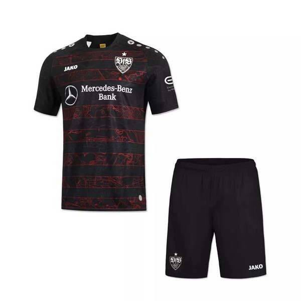 Camiseta Stuttgart 2ª Niños 2020-2021 Negro